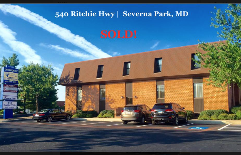 Sold in Severna Park! 540 Ritchie Hwy sells for $1,065,000