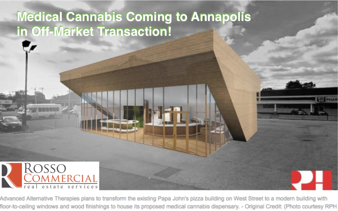 Medical Cannabis coming to Annapolis via off-market sale of 2029 West Street