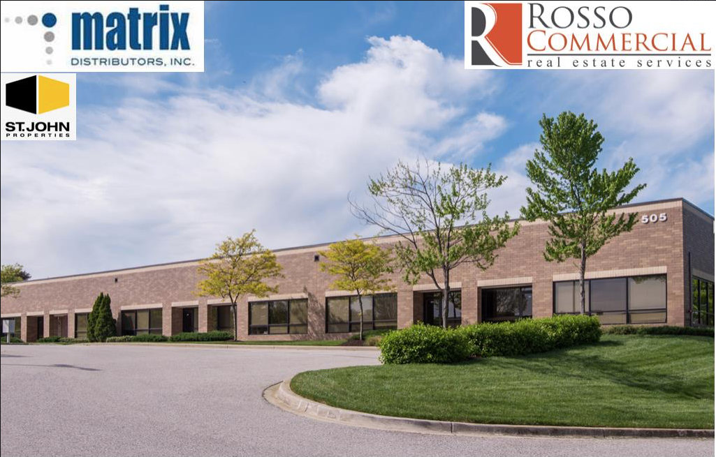 Matrix Distributors Finds New Home with St. John Properties, Inc. in Linthicum!