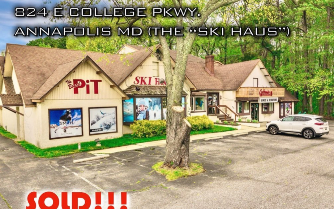 We are thrilled to announce the recent Sale of the iconic “Ski Haus” building in Annapolis!